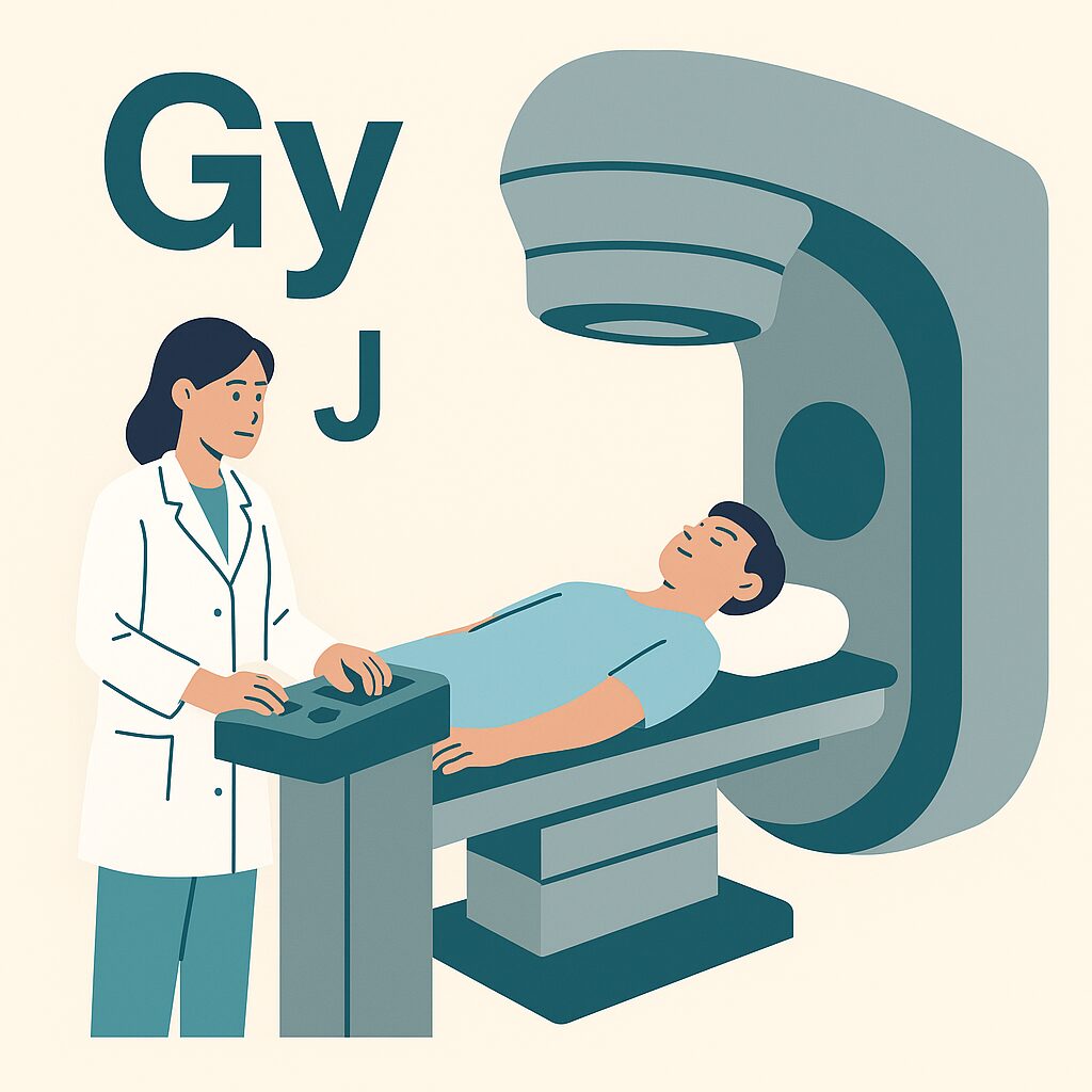 医療現場でGyやJが使われる場面の一つは放射線治療です。
