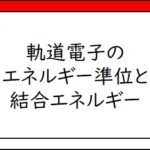 A21　軌道電子のエネルギー準位と結合エネルギー